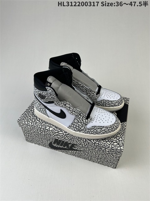 women air jordan 1 shoes HH 2023-3-21-033